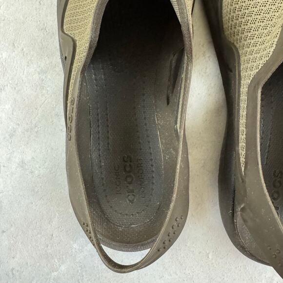 Crocs Swiftwater Mesh Wave Mens 10 Sandals Slip On Shoes Water Fishing 205701 main image 10